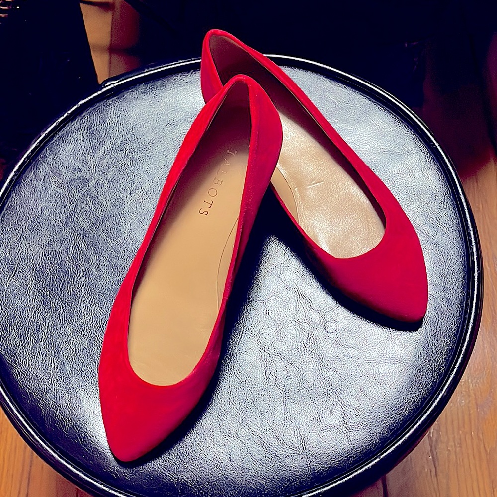 Talbots Mila 2 Riding Red Shoes - Picture 3 of 8